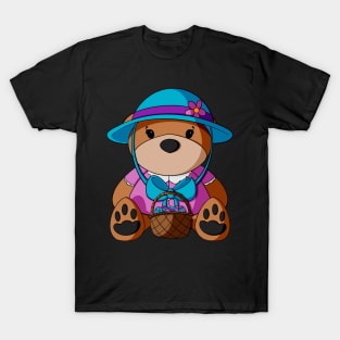 Easter Basket Teddy Bear T-Shirt